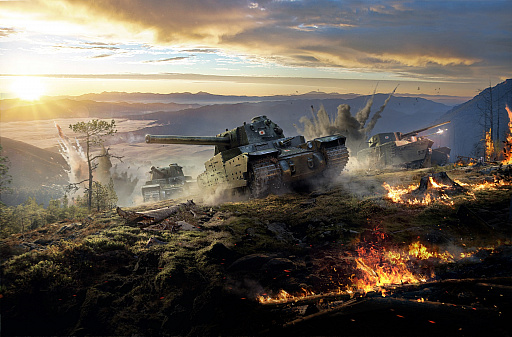 画像ギャラリー No.028のサムネイル画像 / 【PR】オンラインタンクバトル「World of Tanks」。マッチングシステムの大改修やランク戦の実装など，より遊びやすくなった戦車の世界に飛び出そう