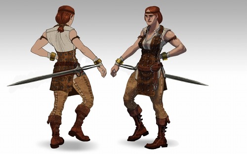 画像ギャラリー No.005のサムネイル画像 / 「Dragon Age 2」,新コンパニオン“Aveline Vallen”の情報が公開に。Kirkwallの地を悪から守るために立ち上がった女戦士だ
