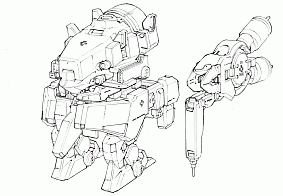 画像ギャラリー No.005のサムネイル画像 / 「CoW」，藤岡建機氏がデザインした新機体2種の名称を募集