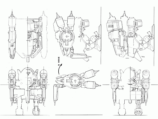 画像ギャラリー No.008のサムネイル画像 / 「CoW」，藤岡建機氏がデザインした新機体2種の名称を募集