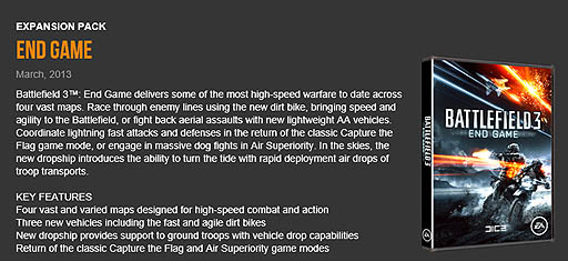 画像ギャラリー No.001のサムネイル画像 / 「Battlefield 3」の最新DLC,「End Game」の詳細が発表。Capture the Flagに加えて,Air Superiorityが登場