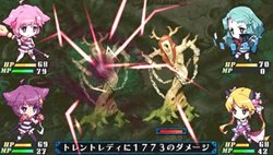 画像ギャラリー No.037のサムネイル画像 / 「クリミナルガールズ」，4人のわがまま少女達や，独特の戦闘システムなどを紹介。気になる“おしおきシステム”の一端もチラっと見せます