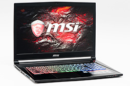 画像ギャラリー No.002のサムネイル画像 / MSI「GS73VR 6RF Stealth Pro」レビュー。薄型筐体にGTX 1060搭載のノートPC，その性能と発熱をチェックする