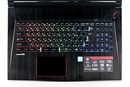 画像ギャラリー No.018のサムネイル画像 / MSI「GS73VR 6RF Stealth Pro」レビュー。薄型筐体にGTX 1060搭載のノートPC，その性能と発熱をチェックする