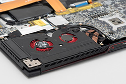 画像ギャラリー No.027のサムネイル画像 / MSI「GS73VR 6RF Stealth Pro」レビュー。薄型筐体にGTX 1060搭載のノートPC，その性能と発熱をチェックする