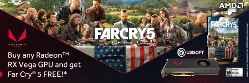 画像ギャラリー No.001のサムネイル画像 / MSI，Radeon RX Vega搭載カード購入で「Far Cry 5」製品版の無料クーポンがもらえるキャンペーン