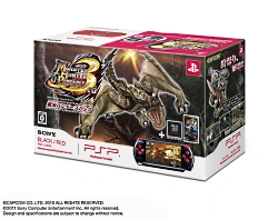 画像ギャラリー No.001のサムネイル画像 / 3種の限定PSPが発売決定。MHP3はツートンカラー,DISSIDIA 012はパールホワイトの特別仕様,そして女性用バリューパックは同梱物もピンクで統一