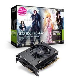 画像ギャラリー No.001のサムネイル画像 / ELSAの独自クーラー搭載GTX 650 Tiにリネ2＆AIONコラボモデルが加わる