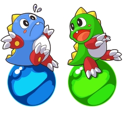 画像ギャラリー No.005のサムネイル画像 / 1994年に登場したあのパズルゲームが3D裸眼立体視で。ニンテンドー3DS用ソフト「とびだす！パズルボブル 3D」が2月26日に発売決定