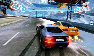 画像ギャラリー No.003のサムネイル画像 / KONAMIのニンテンドー3DS向けレースゲームのタイトルが「ASPHALT 3D： NITRO RACING」に決定。メインビジュアルやスクリーンショットが本日到着