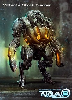 画像ギャラリー No.002のサムネイル画像 / iPhone用SF FPS「N.O.V.A. 2」，ストーリーと敵のイラストが公開