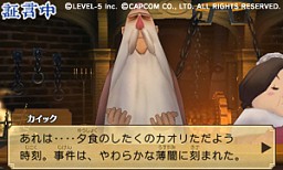 画像ギャラリー No.009のサムネイル画像 / 弁護士成歩堂龍一とレイトン教授が魔女裁判に挑む！　「レイトン教授VS逆転裁判」でゲーム画面公開