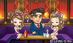画像ギャラリー No.004のサムネイル画像 / え,あの範馬 勇次郎がキャバクラに来店!? レベルファイブの新作「キャバ嬢っぴ for Nintendo 3DS」は,ニンテンドー3DS向けタイトルとして発表