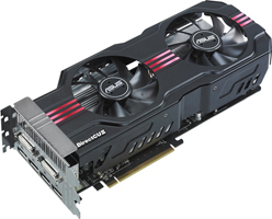 画像ギャラリー No.001のサムネイル画像 / ASUS,3スロット占有型「DirectCU II」クーラー搭載のHD 6970&6950