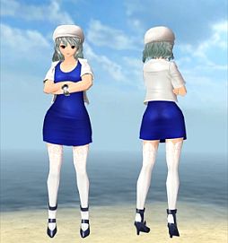 画像ギャラリー No.003のサムネイル画像 / 「メビウスオンライン」,夏服が4種登場。ステージ「クリスの対魔訓練」も公開