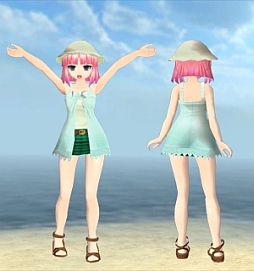 画像ギャラリー No.005のサムネイル画像 / 「メビウスオンライン」,夏服が4種登場。ステージ「クリスの対魔訓練」も公開