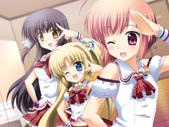 画像ギャラリー No.020のサムネイル画像 / スマイル☆シューターの3人組が活躍するPCゲーム「スマイル☆シューター 〜ふぁーすと☆ちけっと〜」は,2011年1月14日に発売。メイド喫茶で行われた発表会レポート