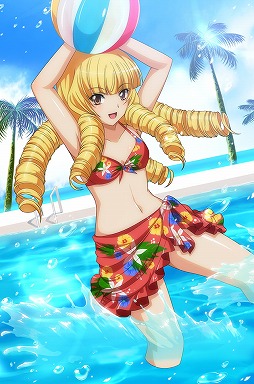 画像ギャラリー No.009のサムネイル画像 / 「ブラウザ一騎当千」,イベント“水着レジャー”の後半が開催