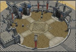 画像ギャラリー No.001のサムネイル画像 / 最大25人vs25人。「アスタリア」3月30日にアップデートを実施し,団体PvPシステム「コロシアム」を実装