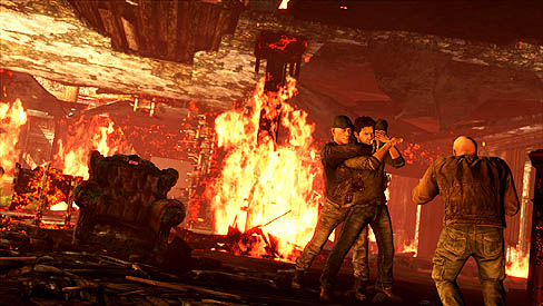 画像ギャラリー No.003のサムネイル画像 / 「Uncharted 3: Drake's Deception」の最新スクリーンショットが公開。フランスのシャトーで,主人公ネイサンがピンチに