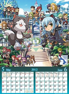 画像ギャラリー No.005のサムネイル画像 / 「英雄伝説 碧の軌跡」,2012年版カレンダーが12月10日発売。予約も開始