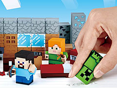 あの「Minecraft」をケシゴムで再現したその名も「マイケシ」シリーズが，全国のおもちゃ売場で5月下旬より販売へ