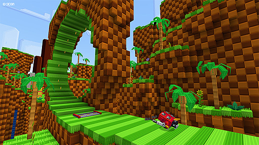 画像ギャラリー No.003のサムネイル画像 / 「Minecraft」向けソニック30周年記念DLC，その名も「Sonic the Hedgehog」の配信がスタート