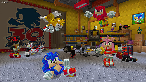 画像ギャラリー No.005のサムネイル画像 / 「Minecraft」向けソニック30周年記念DLC，その名も「Sonic the Hedgehog」の配信がスタート
