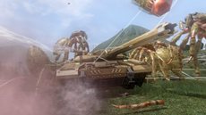 画像ギャラリー No.024のサムネイル画像 / 「地球防衛軍4」マルチプレイ時に戦友と共に乗り込める新兵器や，フォーリナーの要塞「マザーシップ」「四足歩行要塞」を紹介