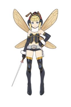 画像ギャラリー No.002のサムネイル画像 / 「わグルま！」新キャラを追加。女王蜂を目指す女の子「フェビーネ」が登場