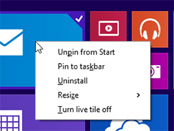 画像ギャラリー No.008のサムネイル画像 / Microsoft，「Windows 8.1 Update」を4月8日に提供開始。将来Windowsでは新型スタートメニューが導入されることに