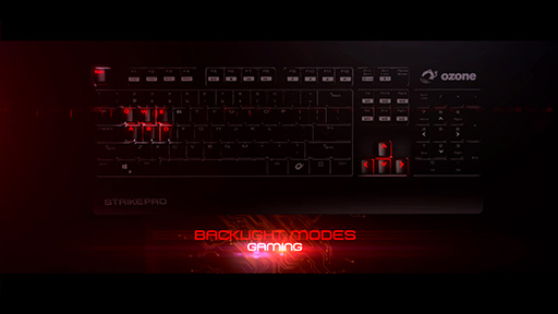 画像ギャラリー No.004のサムネイル画像 / Cherry赤軸採用英語キーボード「Strike Pro」と左右対称形状マウス「Neon」,Ozone製のゲーマー向け周辺機器2製品が国内発売