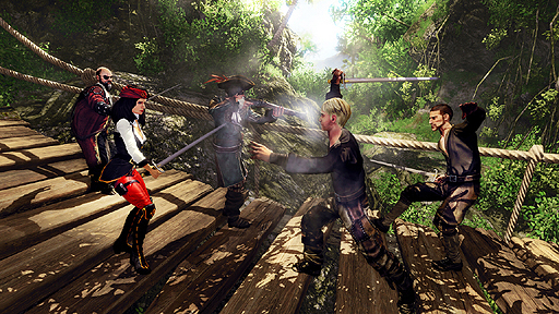 画像ギャラリー No.002のサムネイル画像 / ドイツ産RPG「Risen 2: Dark Waters」の最新ムービー公開。キックやパンチも取り入れたパイレーツらしいアクションスタイルを追及