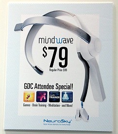 画像ギャラリー No.005のサムネイル画像 / ［GDC 2011］今年もやっぱり脳波だ。低価格になったNeuroSkyの新型デバイスを試してみた
