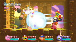 画像ギャラリー No.006のサムネイル画像 / 「星のカービィ Wii」が10月27日に発売。最大4人のマルチプレイではデデデ大王やワドルディ,メタナイトが操作可能に