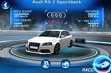 アスファルト：Audi RS 3
