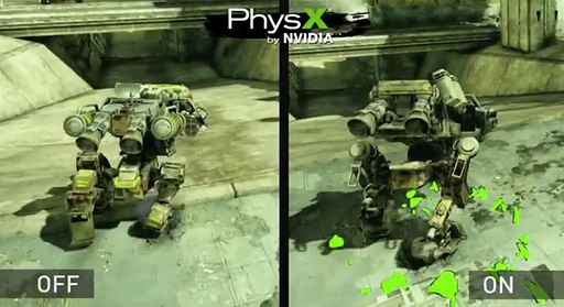 画像ギャラリー No.004のサムネイル画像 / NVIDIA,ロボットアクション「HAWKEN」を使用した「PhysX」のテクノロジーデモを公開。“うねる”パーティクルの数々に注目