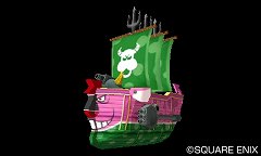 画像ギャラリー No.001のサムネイル画像 / 「スライムもりもりドラゴンクエスト3 大海賊としっぽ団」，スライムでもりもりな“船バトル”の流れや，モンスターを模したユニークな海賊船が公開