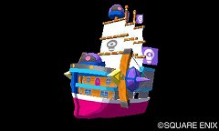 画像ギャラリー No.004のサムネイル画像 / 「スライムもりもりドラゴンクエスト3 大海賊としっぽ団」，スライムでもりもりな“船バトル”の流れや，モンスターを模したユニークな海賊船が公開