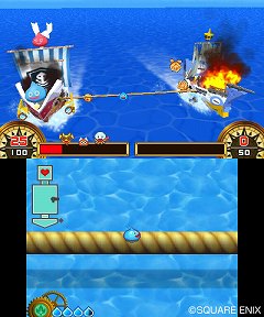画像ギャラリー No.017のサムネイル画像 / 「スライムもりもりドラゴンクエスト3 大海賊としっぽ団」，スライムでもりもりな“船バトル”の流れや，モンスターを模したユニークな海賊船が公開