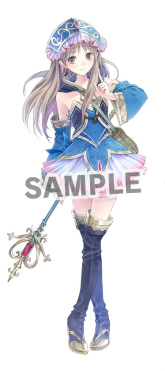 画像ギャラリー No.001のサムネイル画像 / 「メルルのアトリエ」,キャラクター人気投票上位5名の等身大タオル化が決定。トトリ,ミミ,メルルは岸田メル氏の描き下ろしデザインに