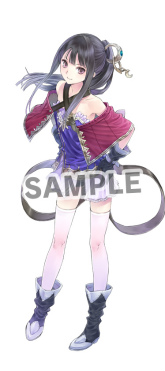 画像ギャラリー No.003のサムネイル画像 / 「メルルのアトリエ」,キャラクター人気投票上位5名の等身大タオル化が決定。トトリ,ミミ,メルルは岸田メル氏の描き下ろしデザインに