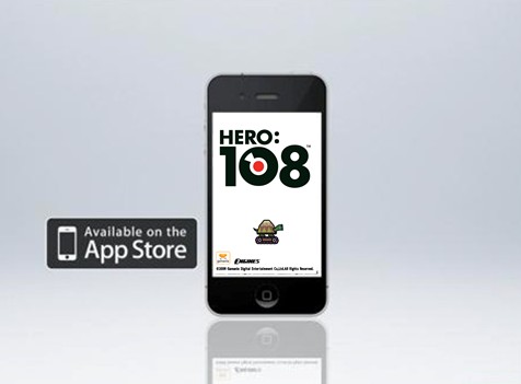 画像ギャラリー No.001のサムネイル画像 / ガマニア，カジュアルアクション「HERO: 108」をApp Storeで無料配信