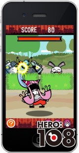 画像ギャラリー No.004のサムネイル画像 / ガマニア，カジュアルアクション「HERO: 108」をApp Storeで無料配信