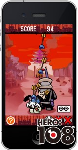 画像ギャラリー No.005のサムネイル画像 / ガマニア，カジュアルアクション「HERO: 108」をApp Storeで無料配信
