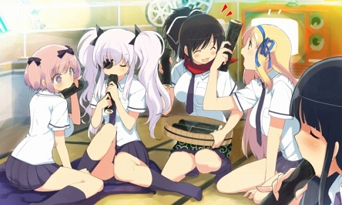 画像ギャラリー No.003のサムネイル画像 / なんだ,じっちゃんの太巻きを食べているだけか。「閃乱カグラ -少女達の真影-」先着購入特典ドラマCDの試聴版と,Webラジオ番組の配信がスタート