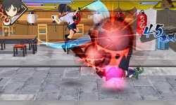 画像ギャラリー No.004のサムネイル画像 / ニンテンドー3DS用ソフト「閃乱カグラ -少女達の真影-」のPRユニット,“閃乱カグラ G-FEED”がやって来た。太巻きを持って