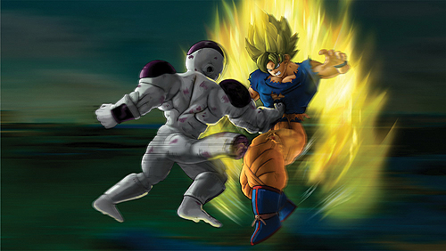 画像ギャラリー No.002のサムネイル画像 / 「ドラゴンボール アルティメットブラスト」最新情報。コンボや必殺技の成否判定など,あらゆる局面において“駆け引き”が重要に