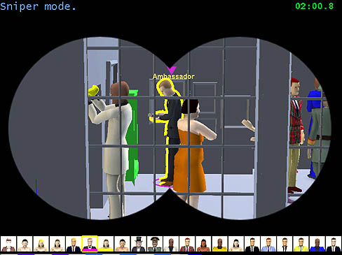 画像ギャラリー No.001のサムネイル画像 / 次の「Minecraft」はこれか。クリス・ヘッカー氏が作る「SpyParty」のβテスター募集が,初日で約5000人を記録