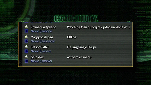 画像ギャラリー No.004のサムネイル画像 / 「Call of Duty: Modern Warfare 3」,オンラインサービス「Call of Duty: Elite」とFacebookの連動によりクラン活動を強力にサポート